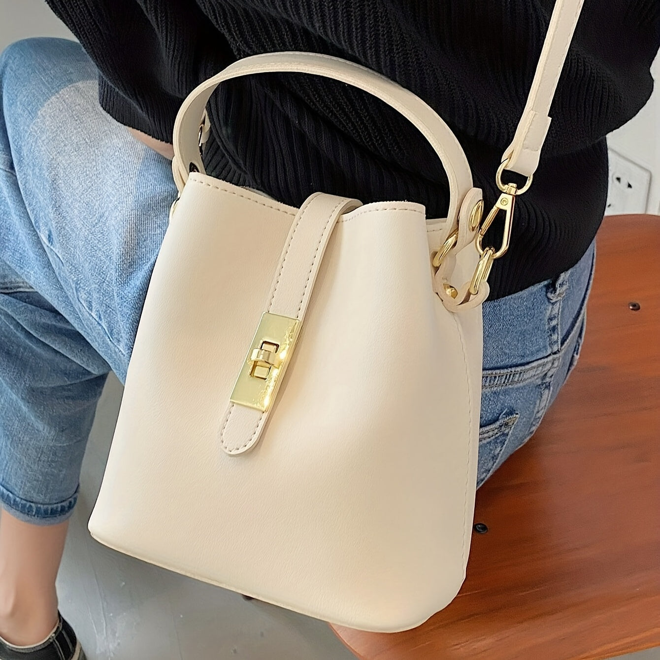 Mini Crossbody Bucket Bag