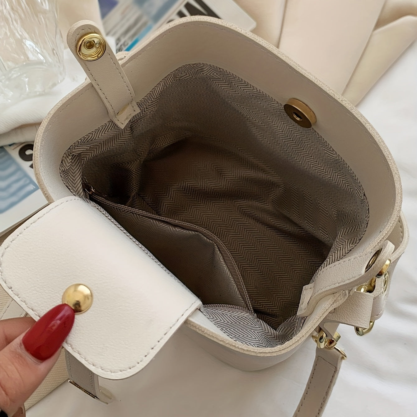 Mini Crossbody Bucket Bag