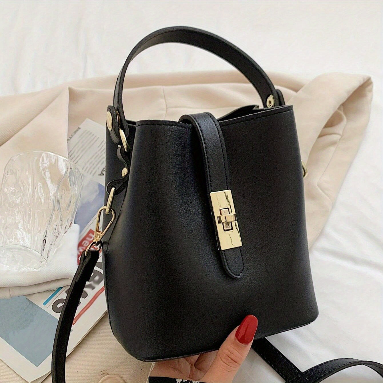 Mini Crossbody Bucket Bag