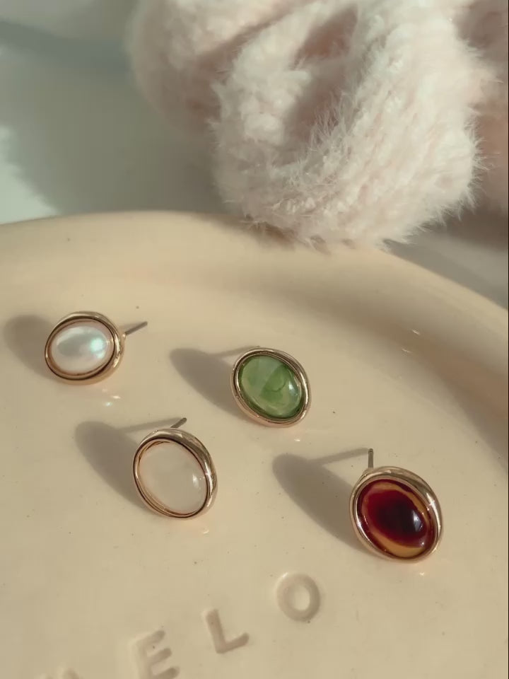 淡水珍珠无限金耳环