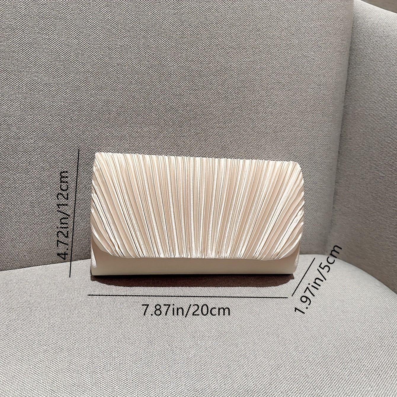 Elegent Textured Flap Purse for Cocktail Prom Dinner Evening