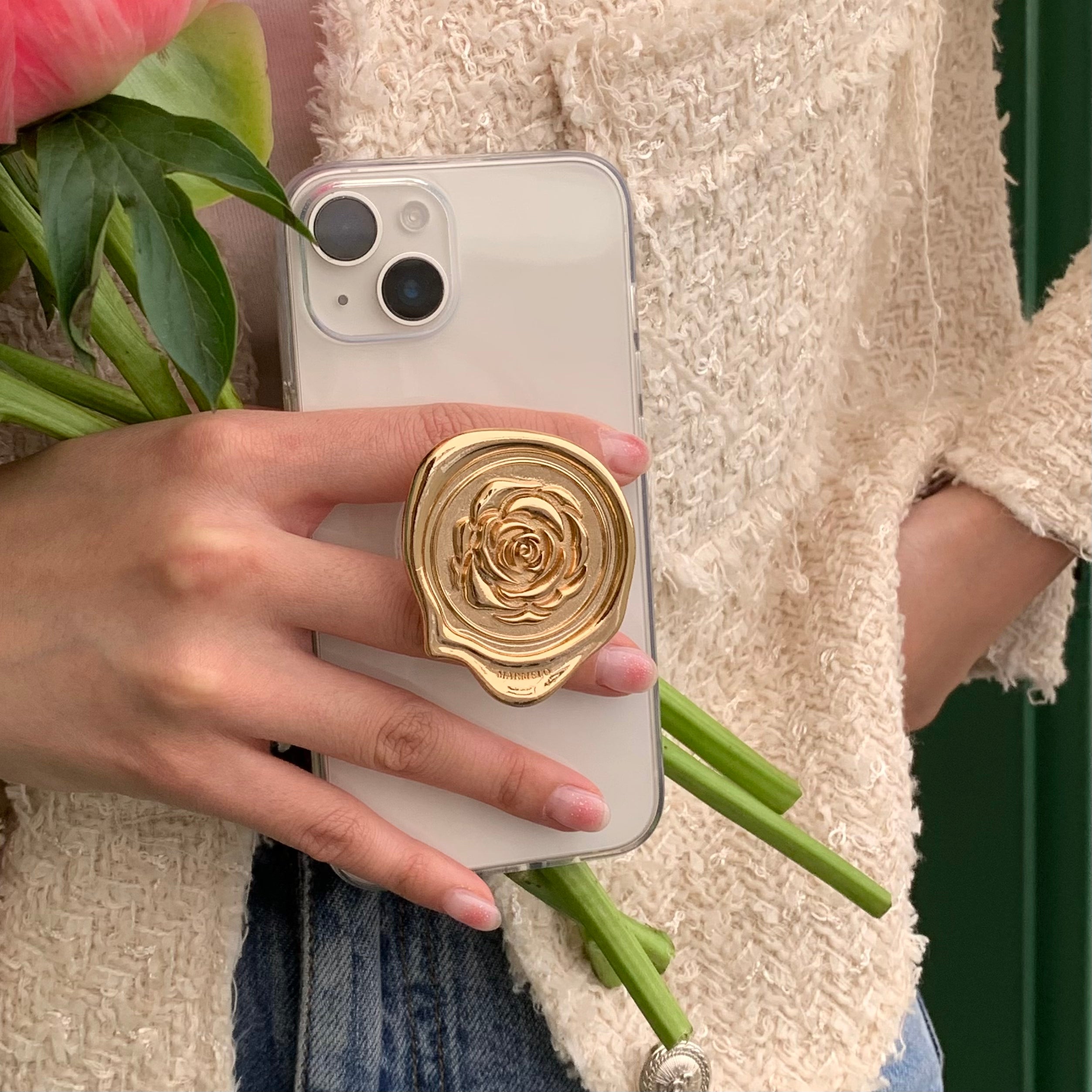 MARMELO Mellow Tok - Gold, Silver and Rose PopSocket