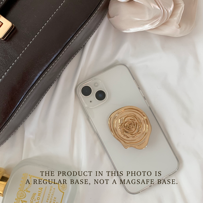 [ MagSafe ] MARMELO Mellow Tok - Metal Rose Phone Grip / Gold, Silver / Detachable Grip Tok