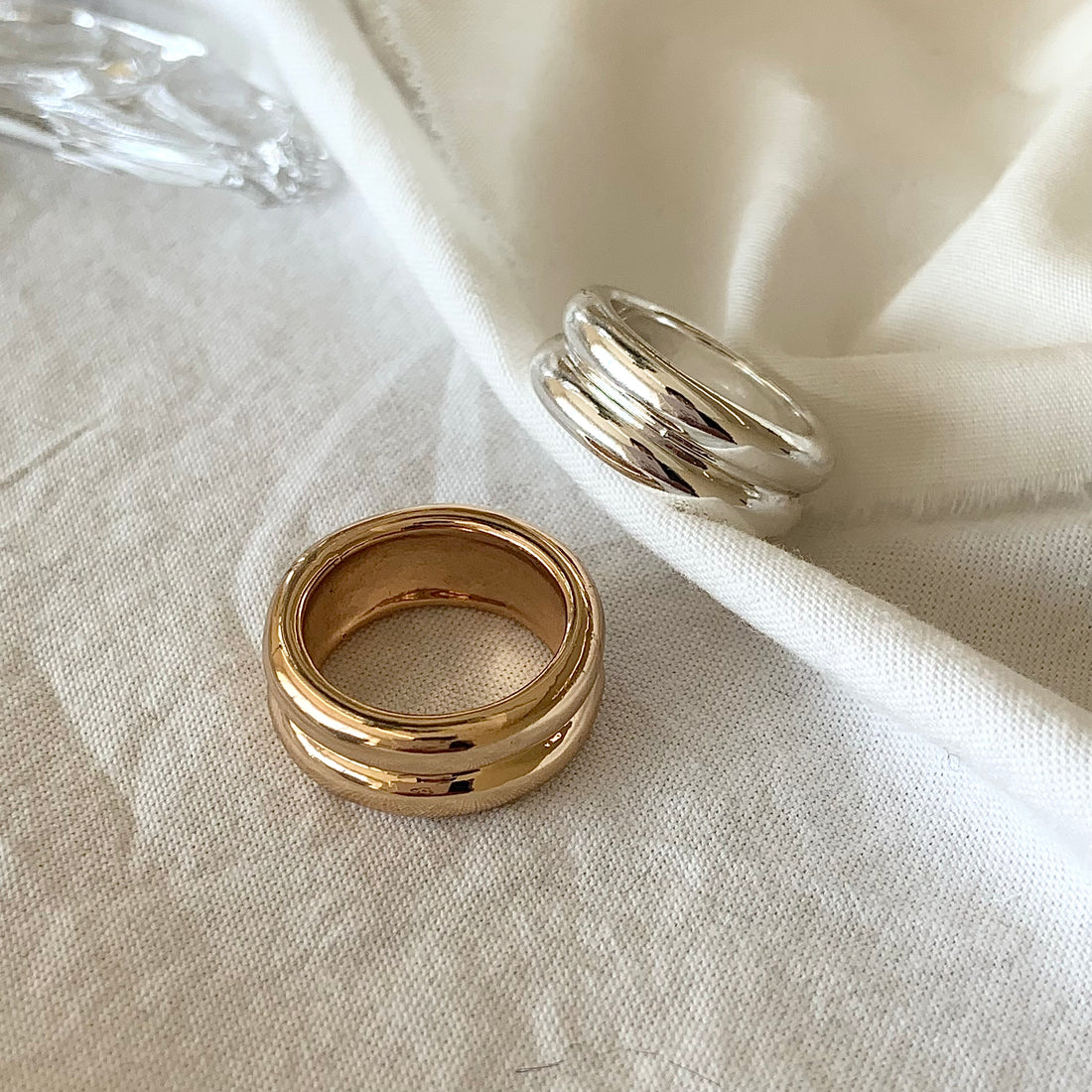 Chunky Bold Pinky & Midi-Ring