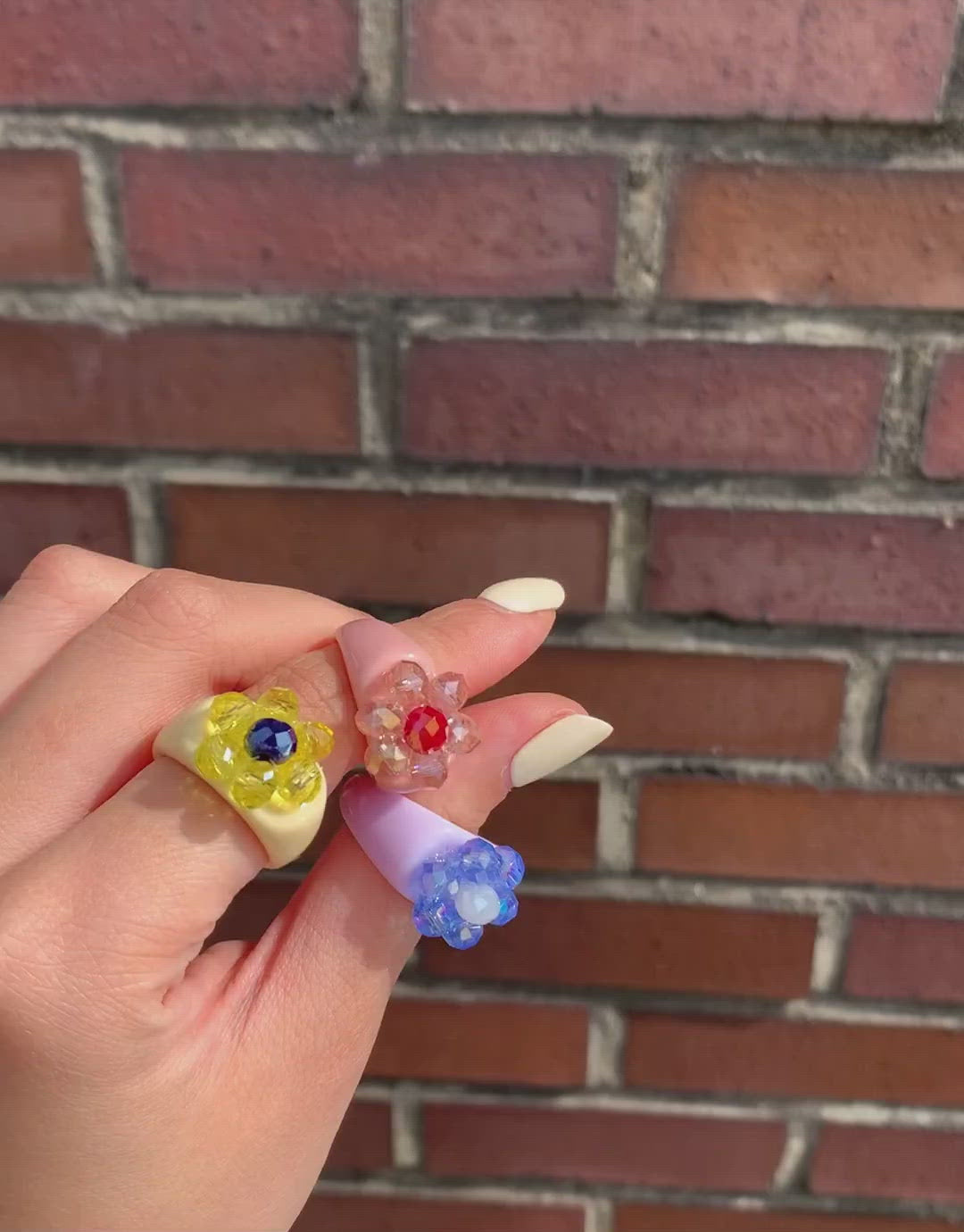 Statement resin store rings