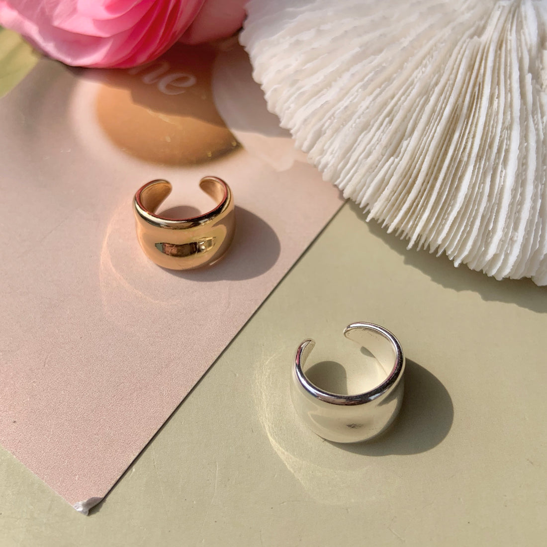 Simple Thick Ear Cuff - MARMELO USA