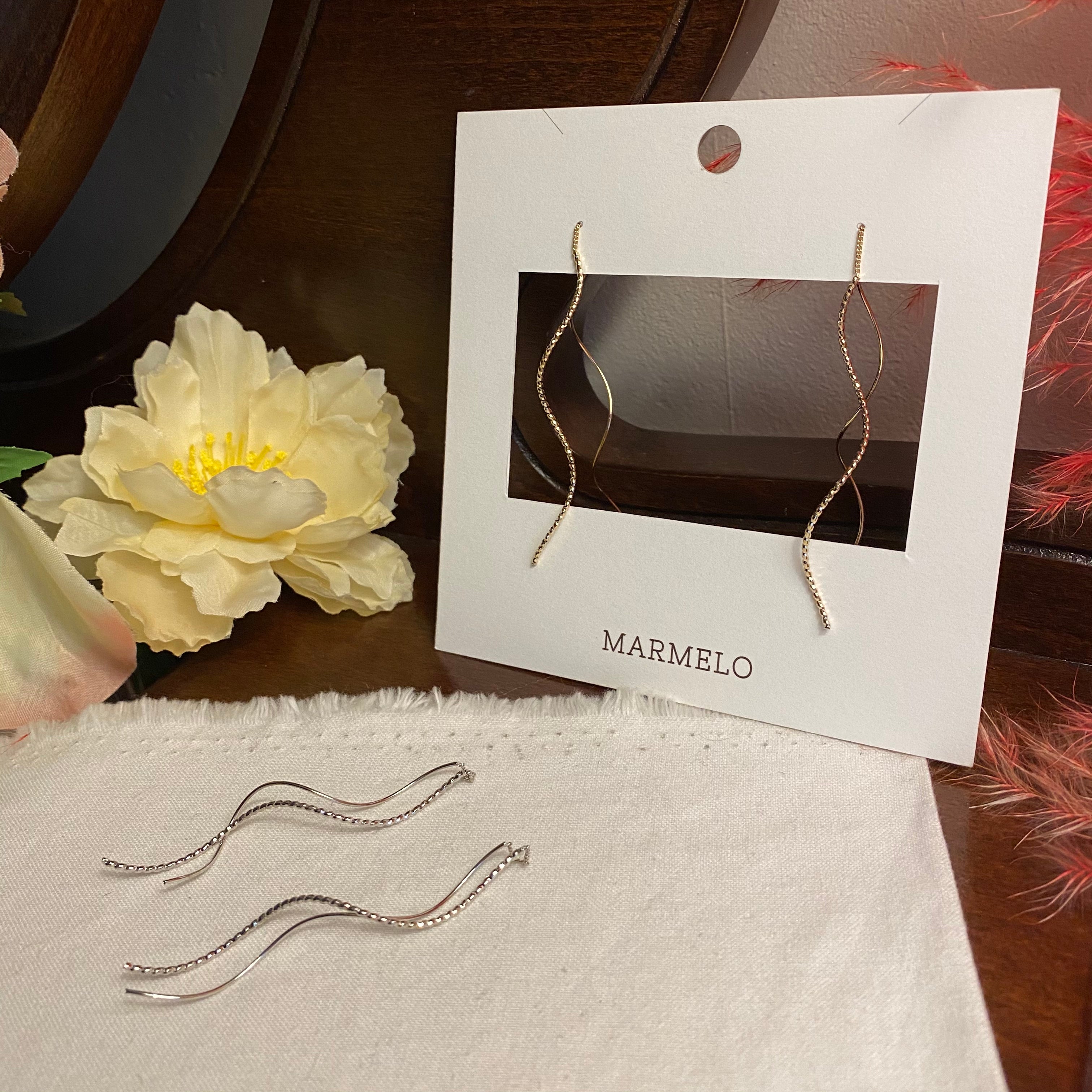 Stunning Spiral Threader earrings - MARMELO USA