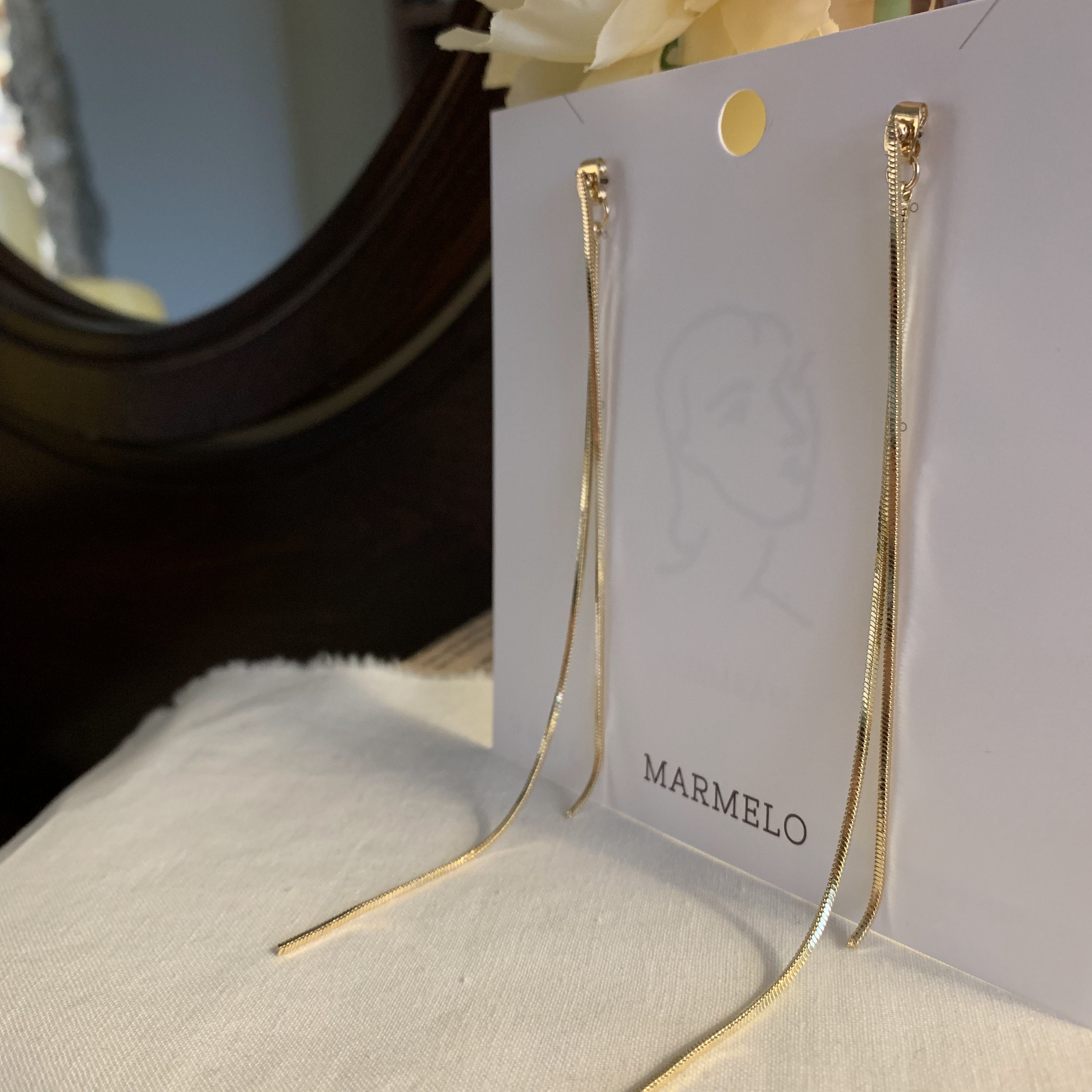 Long Long Drop earrings - MARMELO USA